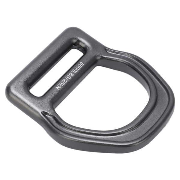 D-ring Karabinkrok med enkelt spor, aluminium, 25KN, for utendørsaktiviteter