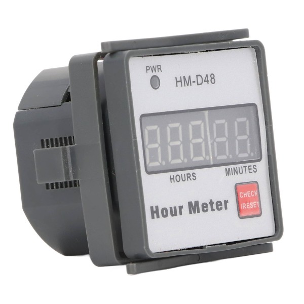 Timräknare Digital Display Timer ABS-mätare 0‑999,99 timmar Timing Tool AC 220‑240V