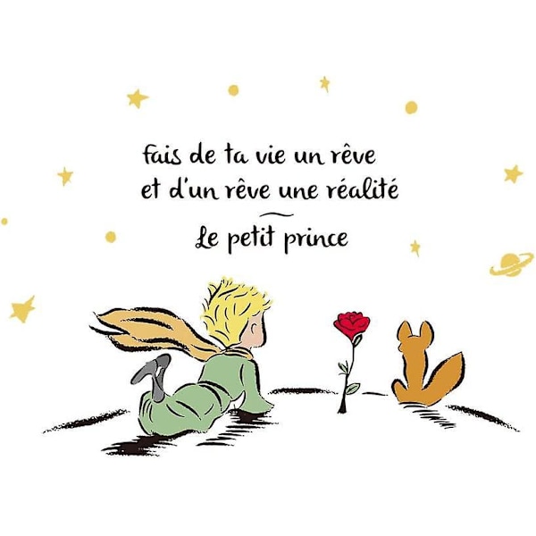 Dreamy Little Prince Wall Decals for Enchanting Baby Nursery Decor