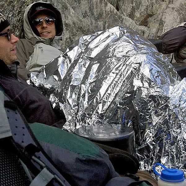 Bærbar sovepose, fortykket multifunktionel sovepose kuldebeskyttende varmt nød-tæppe, egnet til udendørs camping 2-Pack