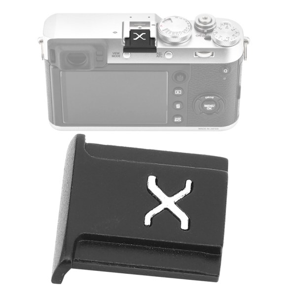 Helt metal mat overflade Kompakt letvægts kamera Hot Shoe beskyttelsescover til Fuji X Series kameraer