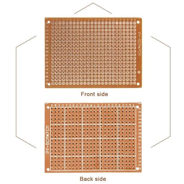 20 stk PCB kretskort, universelt matrisebakelitt kretskort