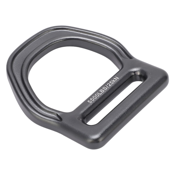 D-ring Karabinkrok med enkelt spor, aluminium, 25KN, for utendørsaktiviteter