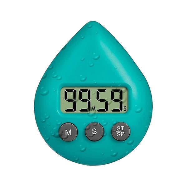 Stille, ikke-tikkende batteridrevet dusjtimer, vanntett digital timer, liten søt timer G