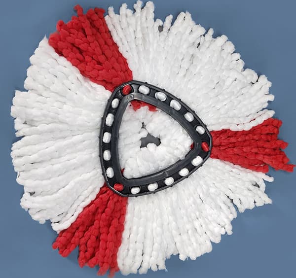 Mikrofiber erstatningshoder for svingbare gulvmopper (3-pakning)