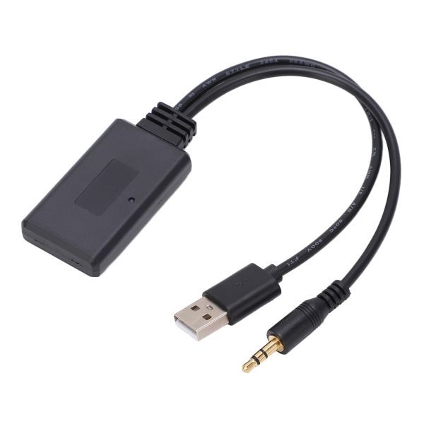 3,5 mm bil trådløs Bluetooth-mottaker Musikkspiller AUX USB-adapter Universal for Auto Radio Stereo