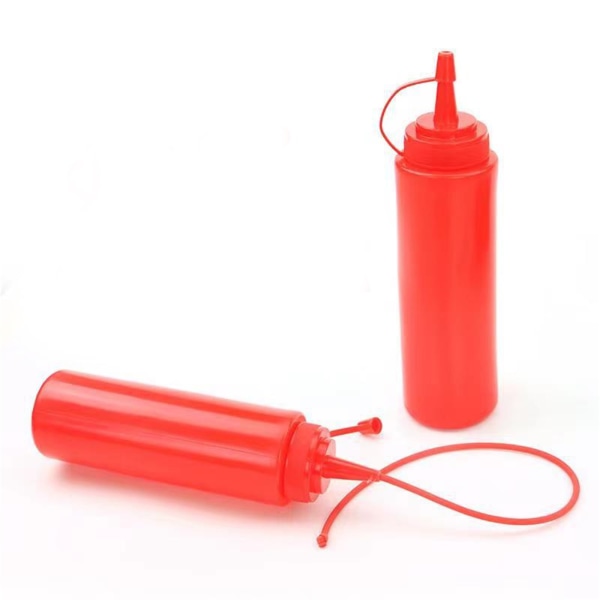 Fake Spray Ketchup Flaska Prank Sallad Flaska Röd Plast Prank Skämt Leksaker för April Fool's Day Halloween Party