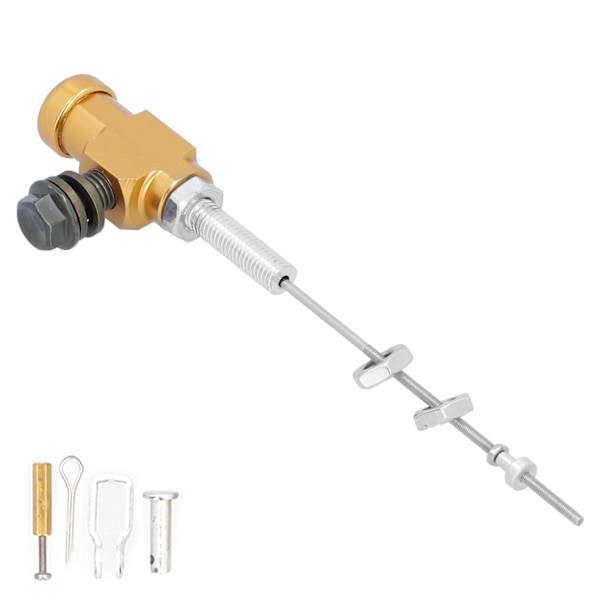 Hydraulinen kytkinpääsylinterin tanko jarrupumppu M10x1.25mm alumiiniseos moottoripyörälle ATV Dirt Bike Kulta
