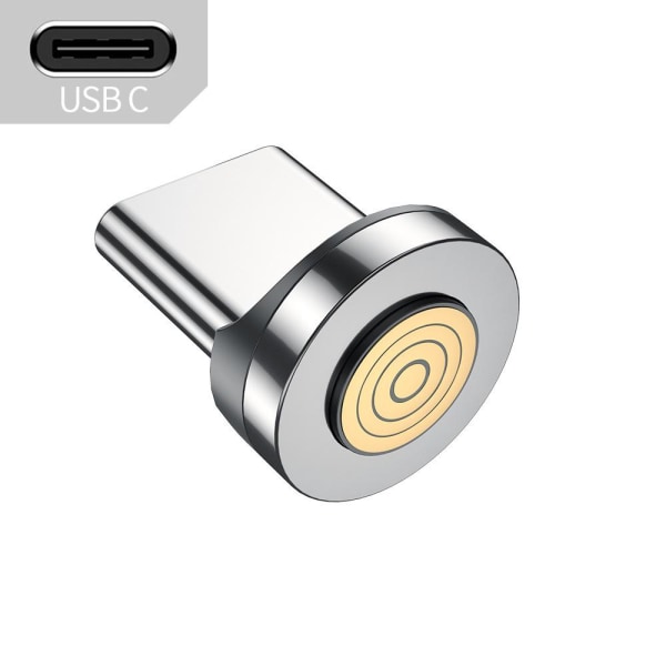 3-pakke (3 mikro-USB-tips) mikro-USB-adaptere - magnetiske tips Magnetisk hode for magnetisk ladekabel - støvplugg for mobiltelefon