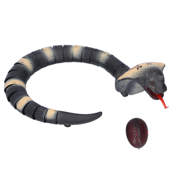 Infraröd fjärrkontroll Snake Toy Simulation Snake Djurmodell Elektriskt Trick ToyStripe