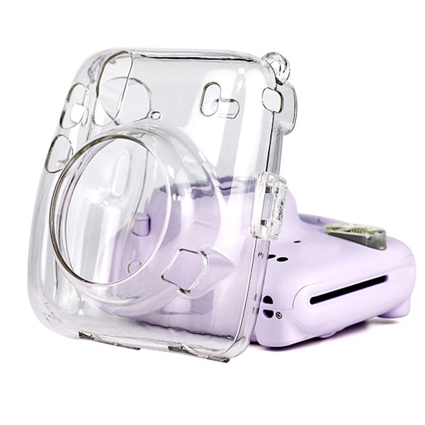 Instax Mini 11 Kamerakotelo - Läpinäkyvä suojakuori, naarmuuntumaton ja putoamista estävä