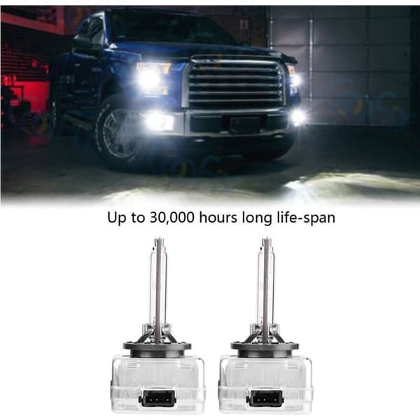 2 stk. D1S 6000K 35W Xenon-forlygtepærer til bil (udskiftning)
