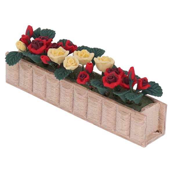 1:12 Dukkehus Miniature Potteplanter Letvægts Dekorative Simuleret Ler Blomsterpotte til Børn