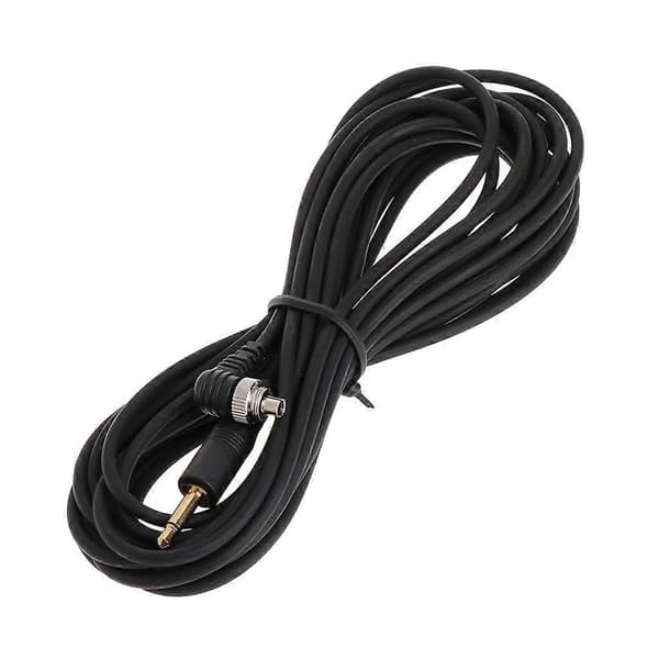 3,5 mm han til han Flash PC Sync-kabel lysudløser til studiefotografering