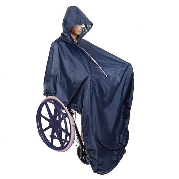 Heijastava vammaisten vanhusten pyörätuolin sadetakki