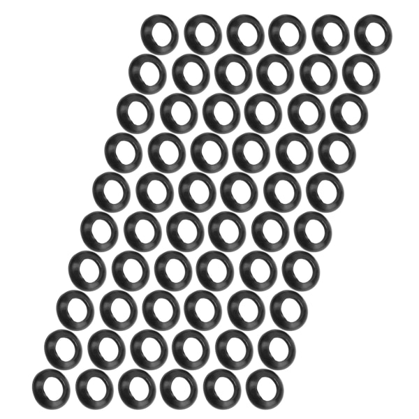 60 st Fiskespö Byggande Silikon Elastisk Lindningskontroll Dekorationsring Trimring Adapter 9,5MM