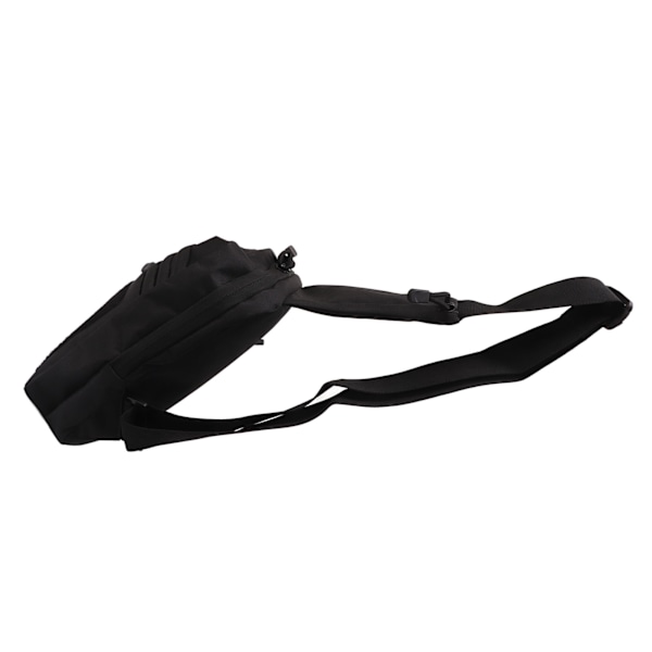 Militær Brystveske Vanntett Multifunksjonell Unisex Oxford Stoff Nylon Reise Skulderveske for Sykling Svart