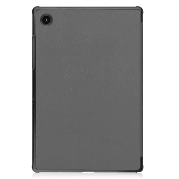 Tablettikotelo - Samsung - Galaxy Tab A8 10.5 - PU-nahka - Tummanharmaa - Näytönsuoja