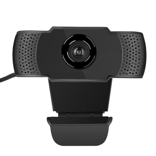 Webkamera 1080p svart datamaskin kontorkamera innebygd mikrofon Gratis stasjon USB X22