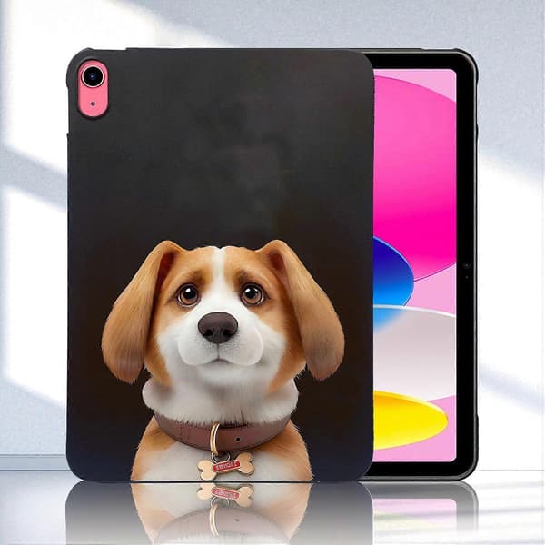 Case for iPad 10.9 (2022) Pattern Print Slim TPU Tablet Protective Case - Harrier Beagle