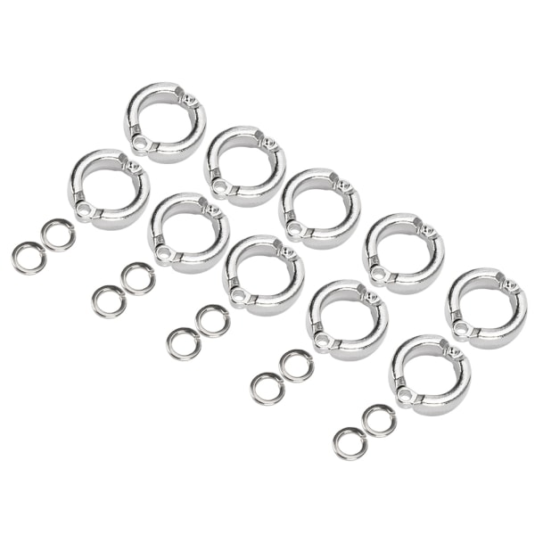 10st Fågel Papegojor Ben Ring Utomhus Flugträning Aktivitet Öppningsklämma Tillbehör#9