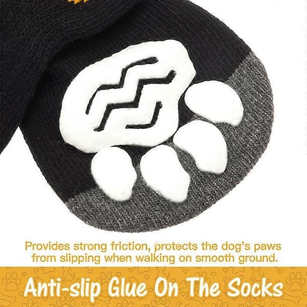 Non-Slip Dog Socks with Grip to Prevent Licking