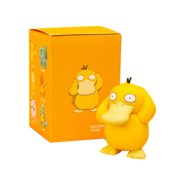 Blind Box-pynt Compact Klassisk Restaurering Sød Anime Figur Model til Børns Fødselsdag Gave Psyduck