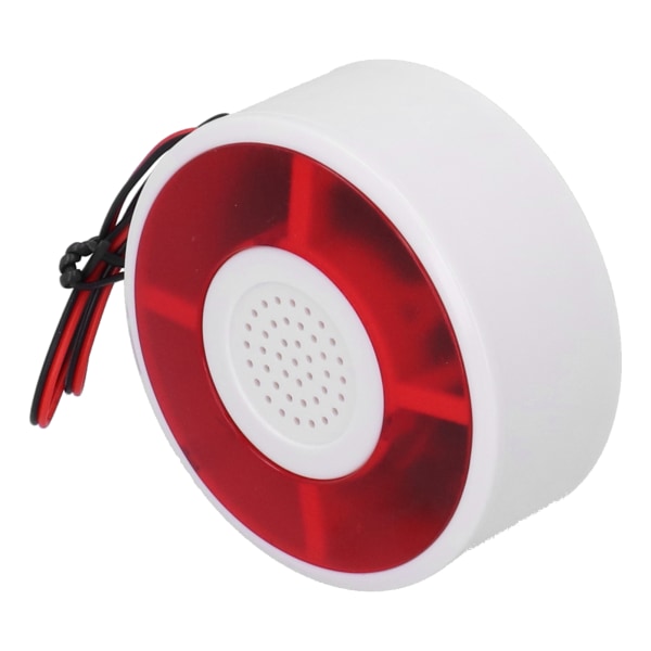 Högdecibel LED-ljudljus Brandlarm Strobe Alert Sensor Säkerhetssystem