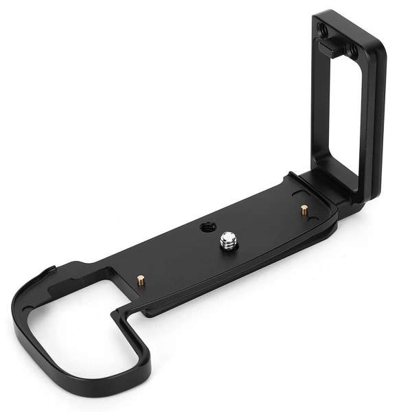 LSformad metall snabbkopplingsplatta-fäste Handgrepp för Canon EOSR spegellös kamera (svart)