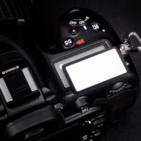 Akrylkamera Topp Ytre LCD-skjerm Vindusglassbeskytterdeksel Passer til Nikon D750 D7500