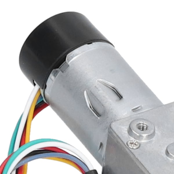 JGY-370 Reduktionsmotor med snekkedrev i metal med encoder, selvlåsende, DC enkeltaksel, 1 stk.
