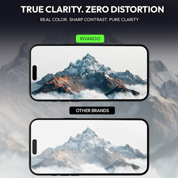 2-pack iPhone 16 Plus skärmskydd - Härdat glas | [Automatisk installation] - Bubbel-fritt iPhone 16 Plus i Iphone 16 Plus