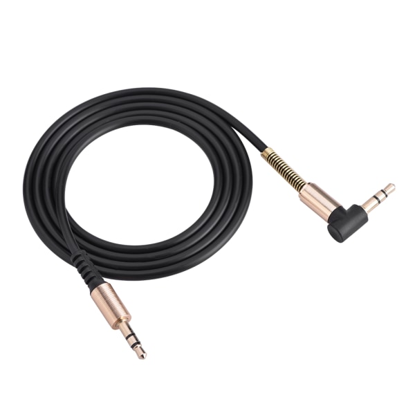 3,5 mm hann-til-hann Aux-kabel L-formet I-formet ledning for høyttalerhodetelefoner