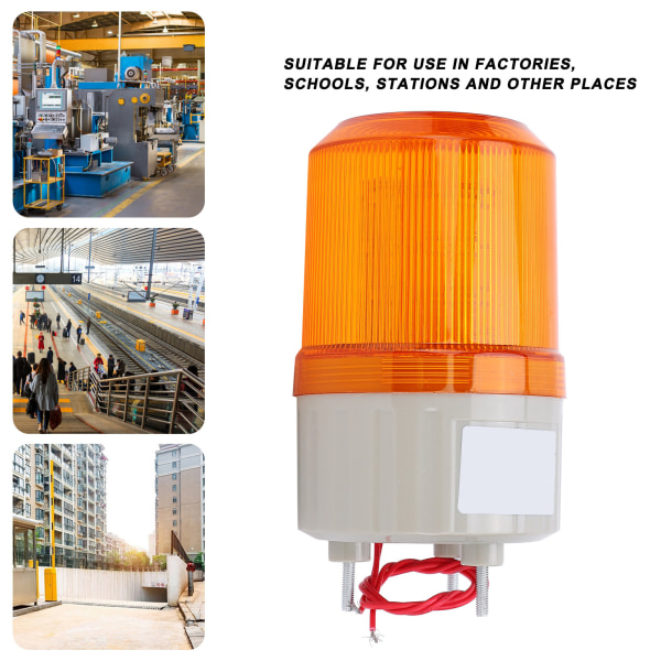 LED Ingeniørkøretøj Nødalarmlampe - Gul (1 stk)