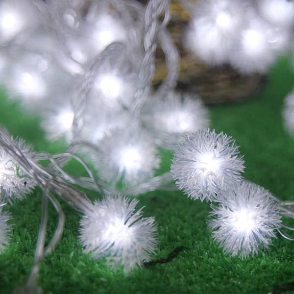 Snøballgirlander, 20 LED-lyslenker