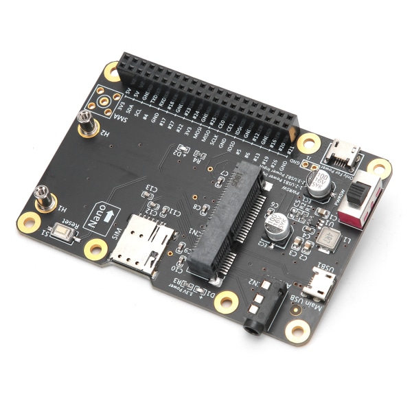 3G/4G LTE -perushattu Raspberry Pi 4/3/2/B+ -moduulitietokoneen piirilevylle USB:hen SIM-kortilla