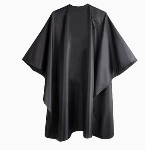 Frisørsalon Hårklippekappe Sort Salon Barberkappe 85*130cm