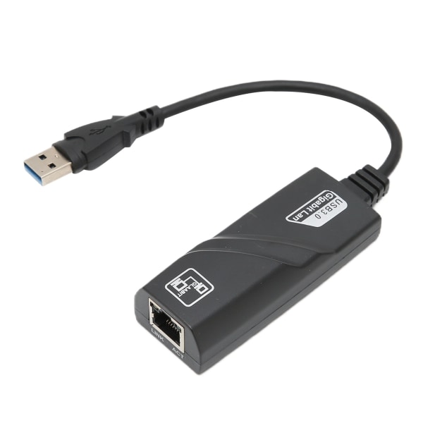 Gigabit Ethernet Adapter USB3.0 til RJ45 Auto MDIX Full Duplex Halv Dupleks Bred Kompatibilitet Kablet Ethernet Adapter