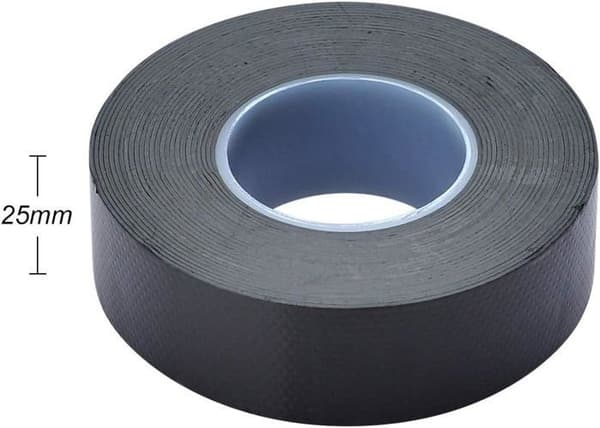 Vandtætte silikonegummi strimler 2,1 x 4,5 m, sort