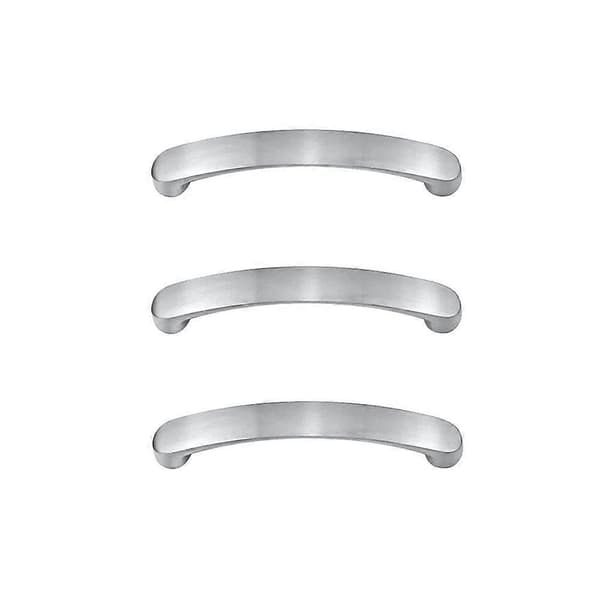 Kitchen Cabinet Handles Hole Spacing 96mm 6 Pieces Silver Drawer Handles