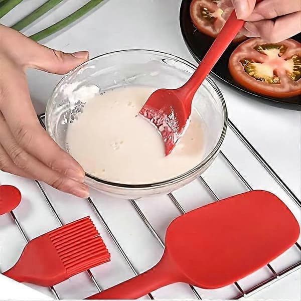 Spatula Kitchen Utensils 6 Pieces Silicone Spatula Set Heat Resistant