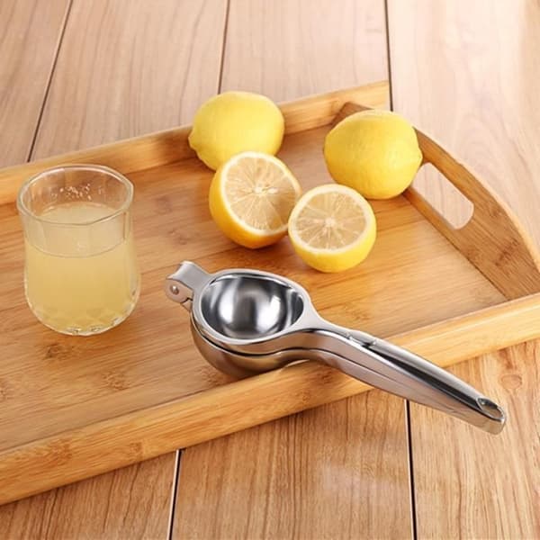 Den bedste citronpresser - Førsteklasses citruspresser i rustfrit stål - Manuel citronpresser