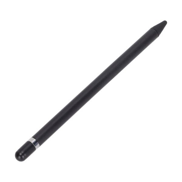 Stylus-penne skriver jævnt stille fiberspids Nøjagtig anti-ridse Farverig Stylus Touch Screen-pen til telefontablets Sort