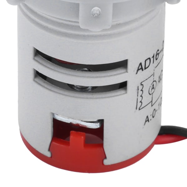 Digital amperemeter panelindikator AC 220V AD16-22DSA - Rød (1 stk)