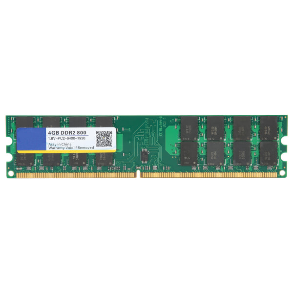 Xiede Stationär dator Memory Bar Module DDR2 4GB 800Mhz PC2‑6400 1,8V för AMD 2nd Gen Storage
