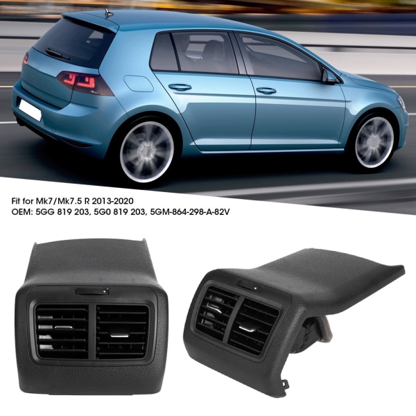 Luftkonditioneringsuttag bak för VW Golf Mk7/Mk7.5 R 2013-2020