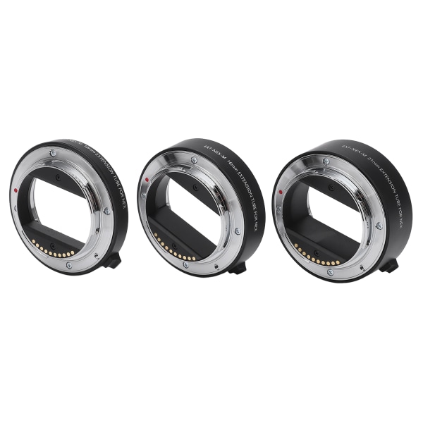 Autofokus Makro Forlængerrør Adapter Ring 10mm 16mm 21mm til Sony E Mount linser