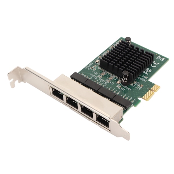 NA8111 T4 4 RJ45-portar Gigabit Ethernet PCIe X1 Nätverkskort RTL8111 Chip Server Nätverkskort för Windows