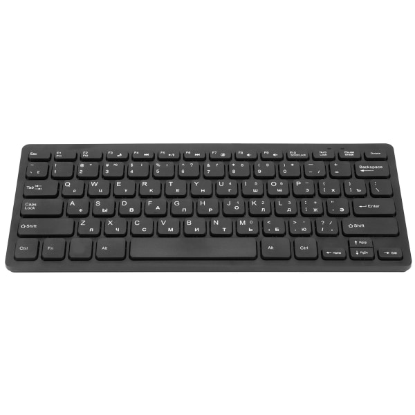 Computer Tastatur Ergonomisk Design Ultratynd Mini Holdbar Kablet 78 Taster Mekanisk Tastatur til PC Bærbare Computere (Russisk)