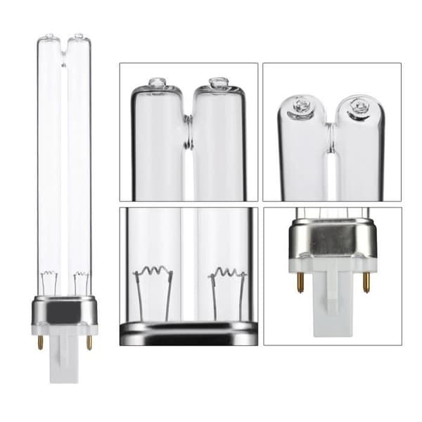 UV-lamper - G23 - 9W - 2 STK - Til akvarium og sterilisering